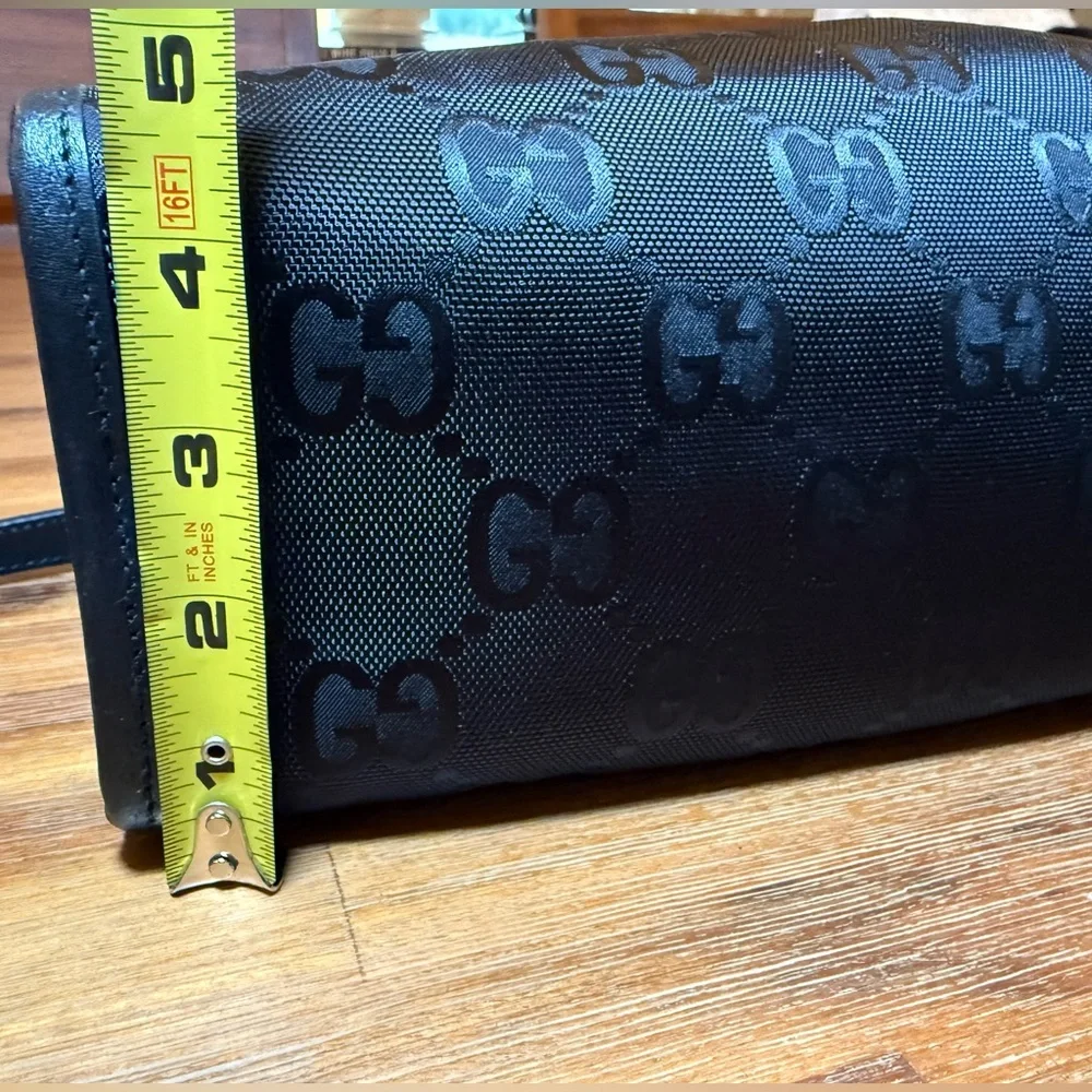 Gucci Off The Grid Long Tote GG Canvas with Gold Logo Patch